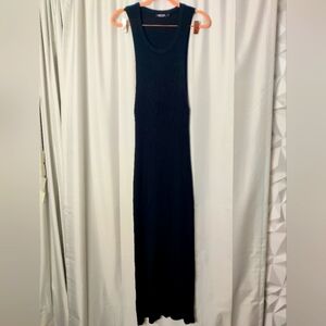 Nasty Gal ribbed racer maxi dress - S